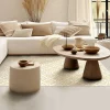 Tapijt Van Vinyl Met Art-Decostijl - 120 X 180 Cm - Beige En Wit - Duchessy-OZAIA