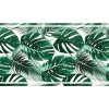 Tapijt Van Vinyl Met Etnische Stijl Sierrana - 66 X 160 Cm - Groen En Wit-OZAIA