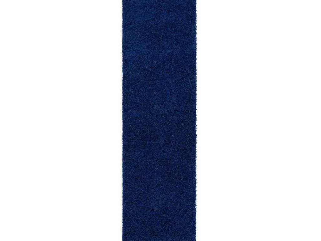 Tapijt, Vloerbekleding Soffi Shaggy 5Cm Blauw - Voor Keuken, Naar De G 60X300 Cm-RugsX Discount