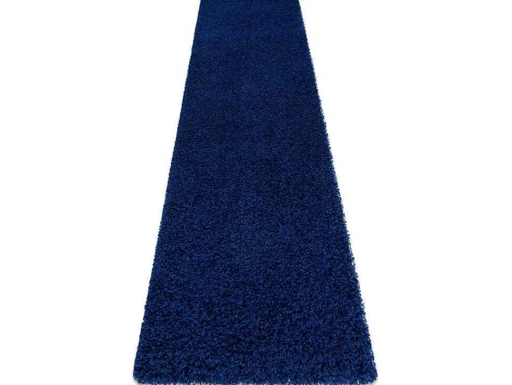 Tapijt, Vloerbekleding Soffi Shaggy 5Cm Blauw - Voor Keuken, Naar De G 60X300 Cm-RugsX Discount