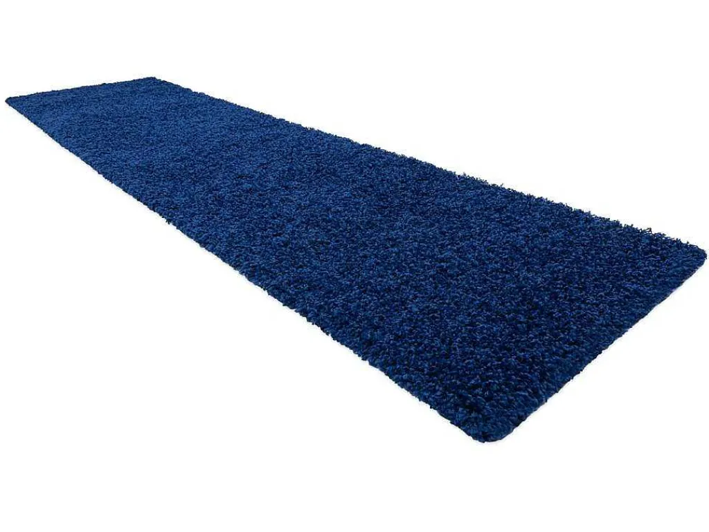 Tapijt, Vloerbekleding Soffi Shaggy 5Cm Blauw - Voor Keuken, Naar De G 60X300 Cm-RugsX Discount