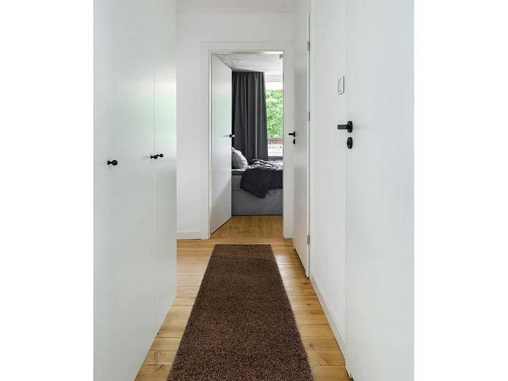 Tapijt, Vloerbekleding Soffi Shaggy 5Cm Bruin - Voor Keuken, Naar De G 70X300 Cm-RugsX Hot