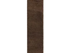 Tapijt, Vloerbekleding Soffi Shaggy 5Cm Bruin - Voor Keuken, Naar De G 70X300 Cm-RugsX Hot