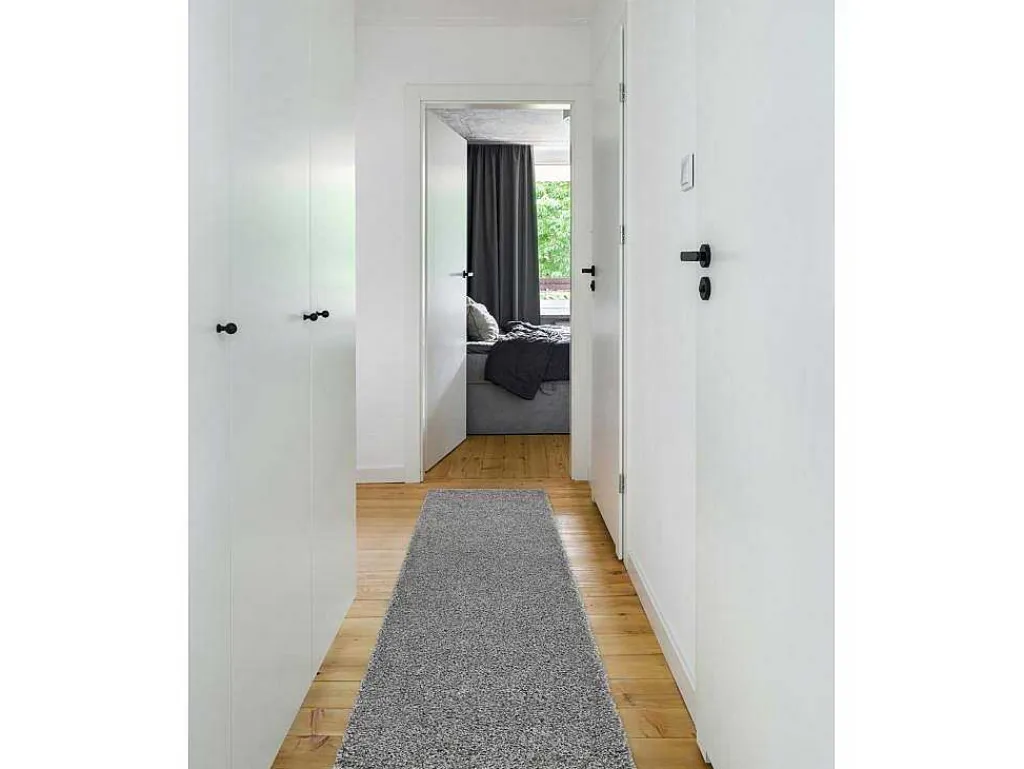 Tapijt, Vloerbekleding Soffi Shaggy 5Cm Grijskleuring - Voor Keuken, N 70X200 Cm-RugsX Best