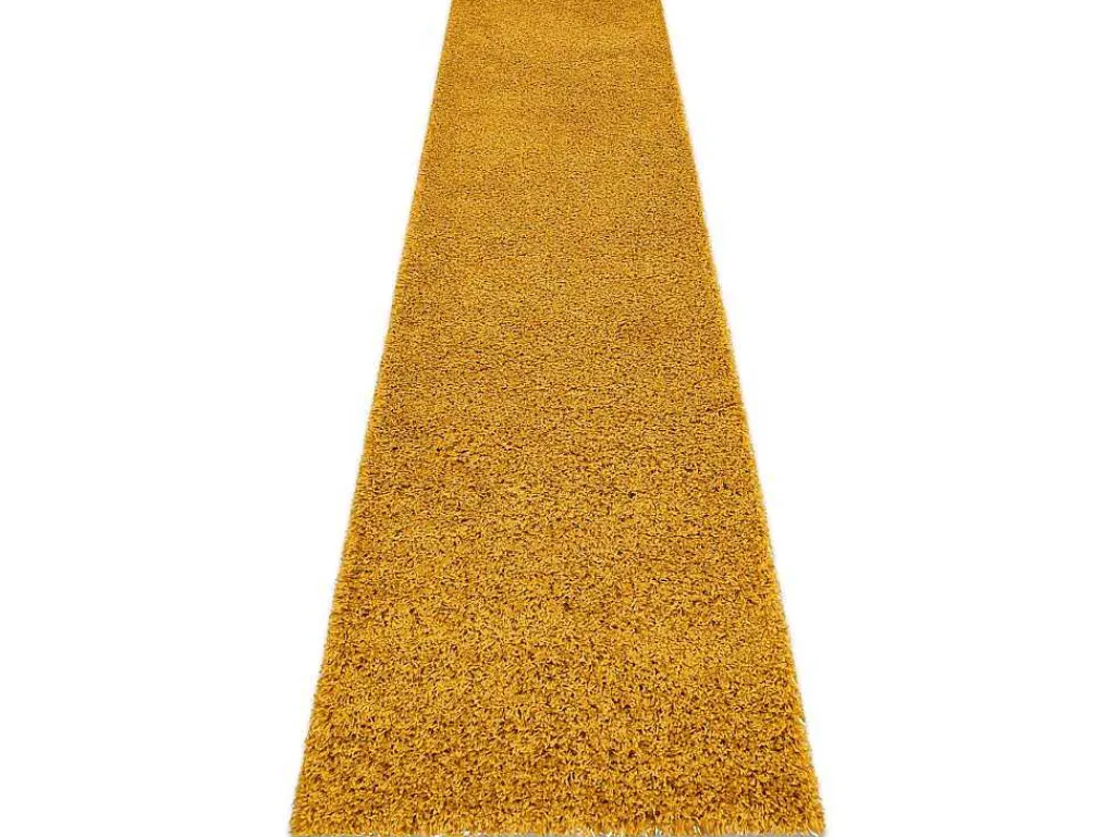 Tapijt, Vloerbekleding Soffi Shaggy 5Cm Goud - Voor Keuken, Naar De Ga 60X300 Cm-RugsX Hot