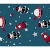 Tapijt Voor Kinderen Met Astronautenmotieven - Glanzende Lurex-Afwerking - 120 X 170 Cm - Meerdere Kleuren - Astrono-OZAIA Clearance