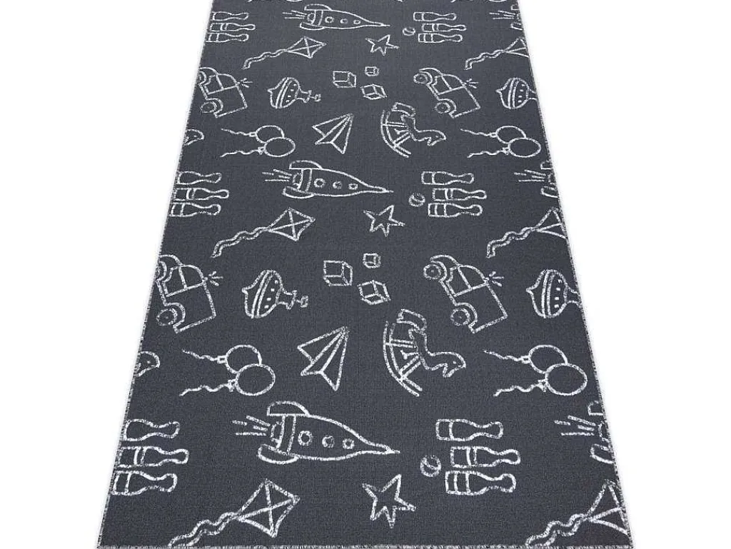Tapijt Voor Kinderen Toys Speelgoed, Om Mee Te Spelen, Kinderen - Grij 400X500 Cm-RugsX Outlet