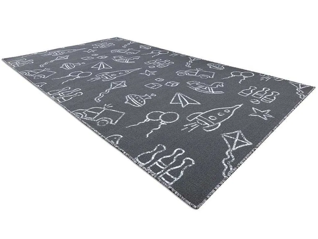 Tapijt Voor Kinderen Toys Speelgoed, Om Mee Te Spelen, Kinderen - Grij 400X500 Cm-RugsX Outlet