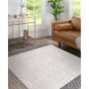 Tapijt Wol Angel 7901 / 52022 Geometrisch Beige / Grijs 200X300 Cm-RugsX Hot