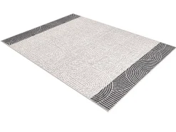 Tapijt Wol Angel 7901 / 52022 Geometrisch Beige / Grijs 200X300 Cm-RugsX Hot