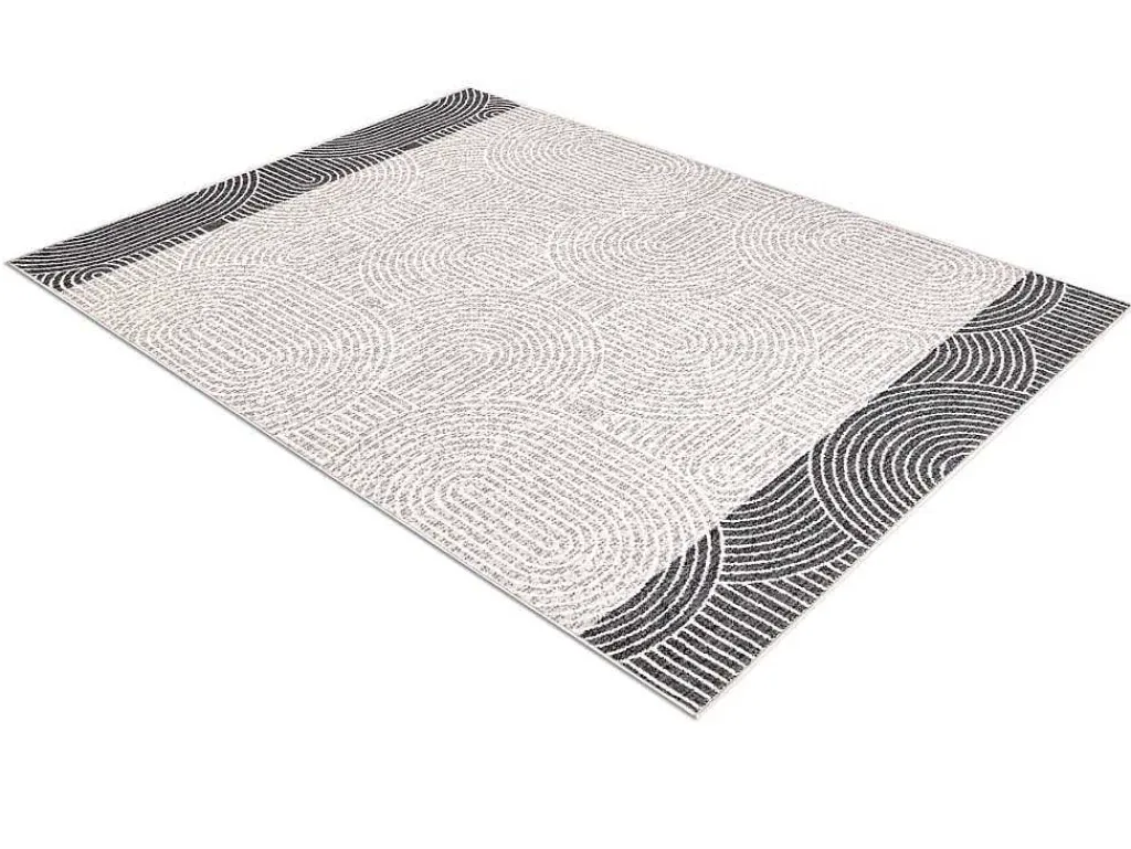 Tapijt Wol Angel 7901 / 52022 Geometrisch Beige / Grijs 200X300 Cm-RugsX Hot
