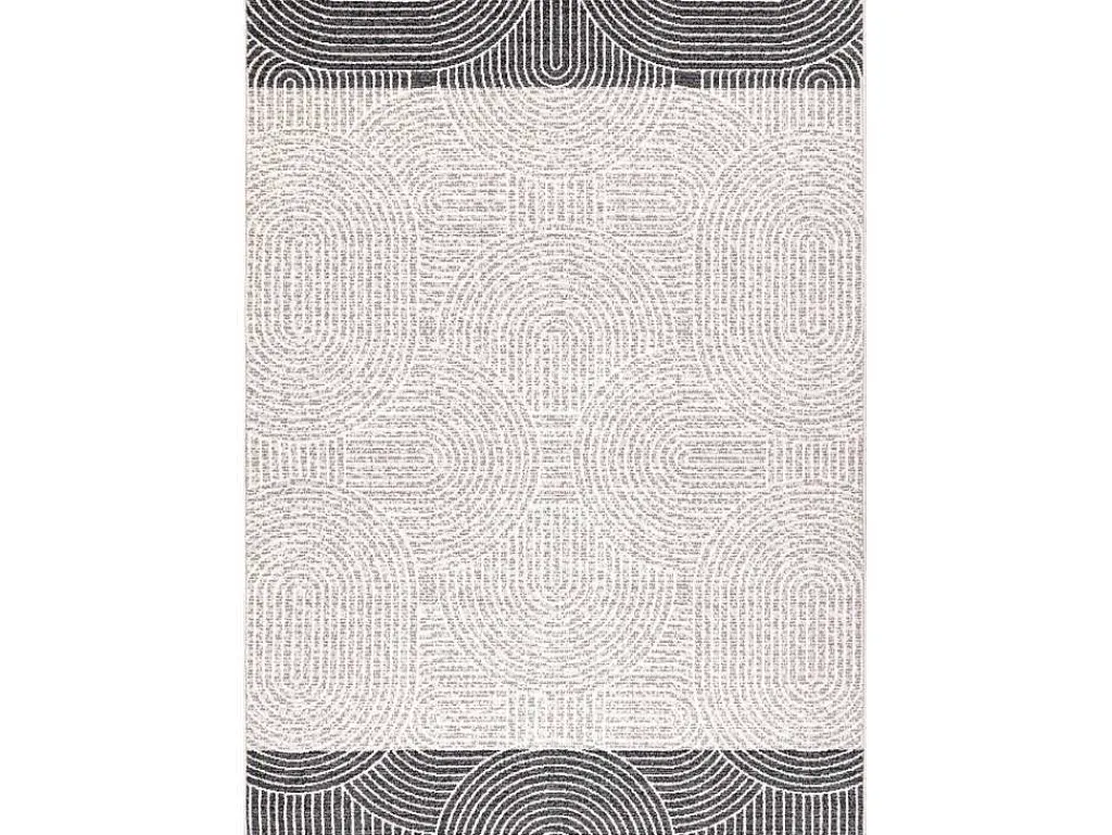 Tapijt Wol Angel 7901 / 52022 Geometrisch Beige / Grijs 200X300 Cm-RugsX Hot