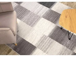 Tapijt Wol Angel 7961 / 52022 Geometrisch, Vierkant Beige / Grijs 160X230 Cm-RugsX
