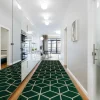 Tapijtloper Emerald Exclusief 1014 Glamour, Stijlvol Kubus Fles Groen 80X380 Cm-RugsX Outlet