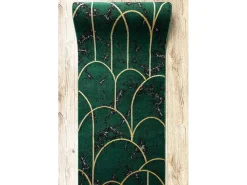 Tapijtloper Emerald Exclusief 1016 Glamour, Stijlvol Art Deco, Marmer 80X210 Cm-RugsX