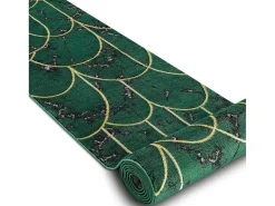 Tapijtloper Emerald Exclusief 1016 Glamour, Stijlvol Art Deco, Marmer 80X110 Cm-RugsX Online