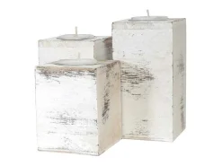 Theelichthouder Mcw-C58 (3 Stuks), Wit-Vente-unique Online