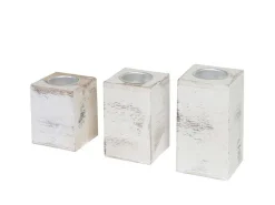 Theelichthouder Mcw-C58 (3 Stuks), Wit-Vente-unique Online
