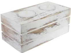 Tolve Theelichthouderset (3 Stuks), Wit-Vente-unique Online