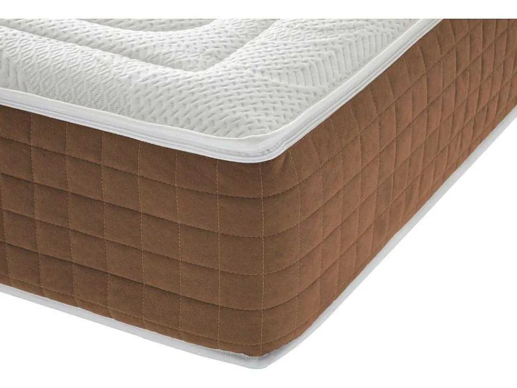 Traagschuimmatras Met 5 Cm Geheugen - Hoogte 25 Cm - Orthopedisch - Verwijderbaar 160X200 Cm-I Love Sleep Discount