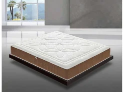 Traagschuimmatras Met 5 Cm Geheugen - Hoogte 25 Cm - Orthopedisch - Verwijderbaar 160X200 Cm-I Love Sleep Discount