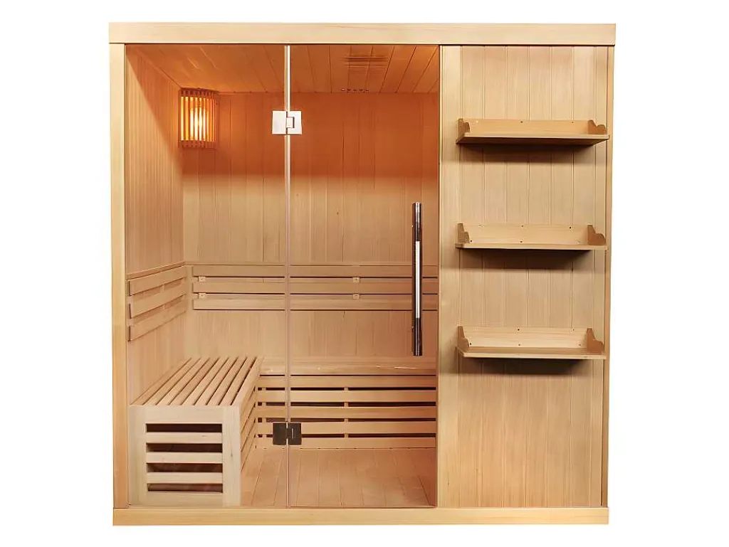 Traditionele Sauna 4/5 Persoons Van Faborg - 200 X 180 X 200 Cm-VOGUE SAUNA Online