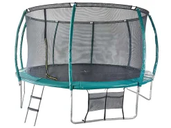 Trampoline Met Binnenbeschermingsnet, Ladder, Dekzeil En Verankeringsset D.427 Cm - Wallaby-Vente-unique Hot