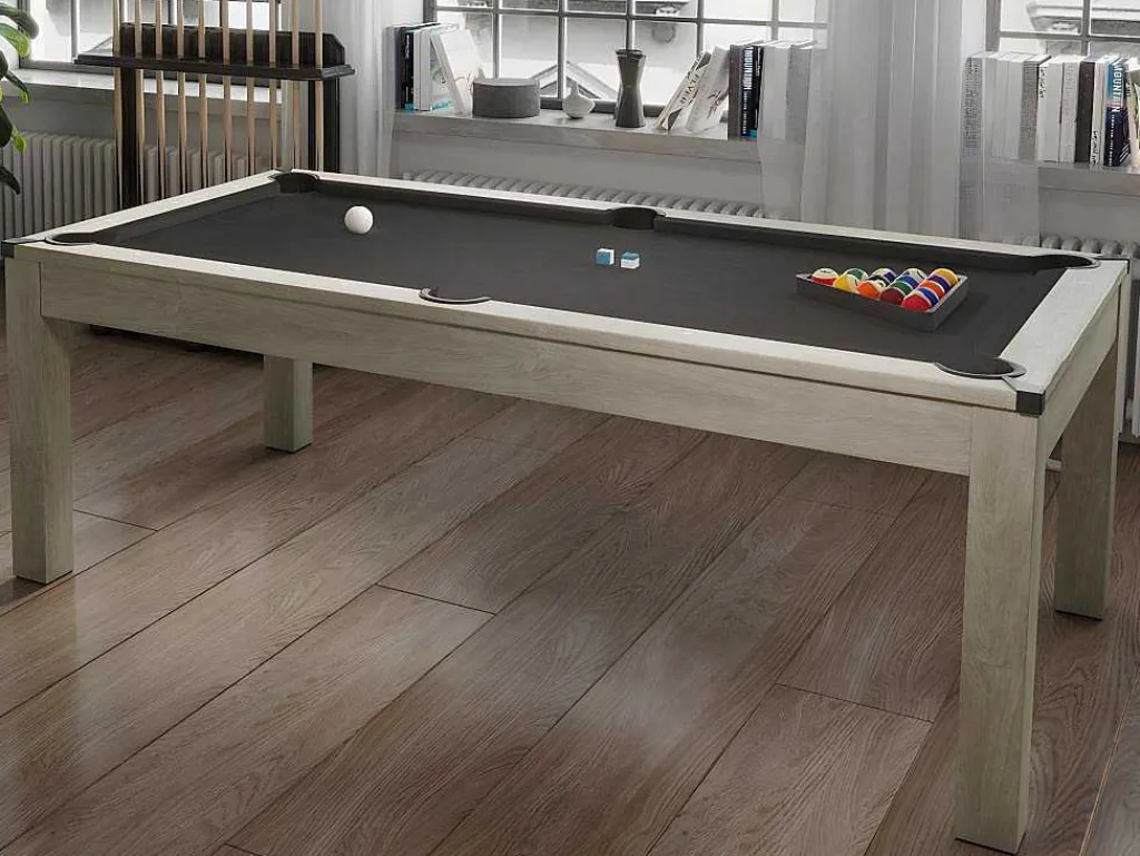 Transformeerbare Tafel Biljart & Pingpong - Licht Naturelkleurig - L182 X B102 X H80 Cm - Henk-Vente-unique Sale
