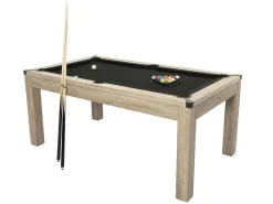 Transformeerbare Tafel Biljart & Pingpong - Licht Naturelkleurig - L182 X B102 X H80 Cm - Henk-Vente-unique Sale