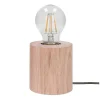 Trongo Tafellamp, Eiken, Antraciet, 10X10X10 Cm,-EPIKASA Outlet
