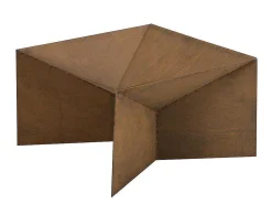 Tuin Vuurkorf In Cortenstaal - L. 50 X P. 50 X H. 30 Cm - Vierkant - Morogoro-Vente-unique Best