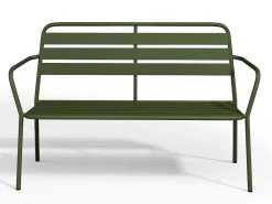 Tuinbankje Van Metaal - Kaki - Mirmande-MYLIA