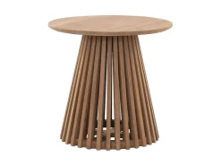 Tuinbijzettafel Van Teakhout D50 Cm - Licht Naturel - Triani-MYLIA Clearance