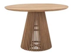 Tuineettafel Van Teakhout D120 Cm - Licht Naturel - Triani-MYLIA Sale
