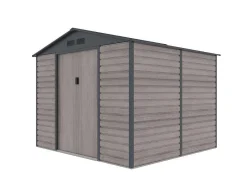 Tuinhuis Van Gegalvaniseerd Staal Met Grijs Houteffect 7,17 M - Adelmo-EXPERTLAND New
