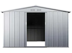Tuinhuisje Van Gegalvaniseerd Staal - Grijs - Linus - 7,82M-EXPERTLAND New