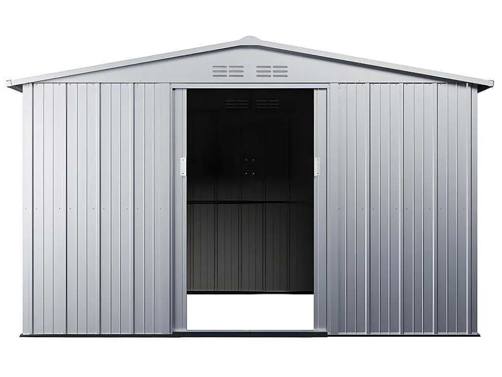 Tuinhuisje Van Gegalvaniseerd Staal - Grijs - Linus - 7,82M-EXPERTLAND New
