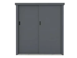 Tuinkast Van Gegalvaniseerd Staal Reivax - Grijs - 1,31 M3 - L125 X B80 X H131 Cm-Vente-unique Online