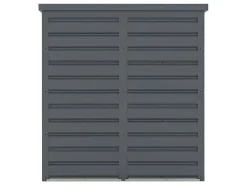 Tuinkast Van Gegalvaniseerd Staal Reivax - Grijs - 1,31 M3 - L125 X B80 X H131 Cm-Vente-unique Online