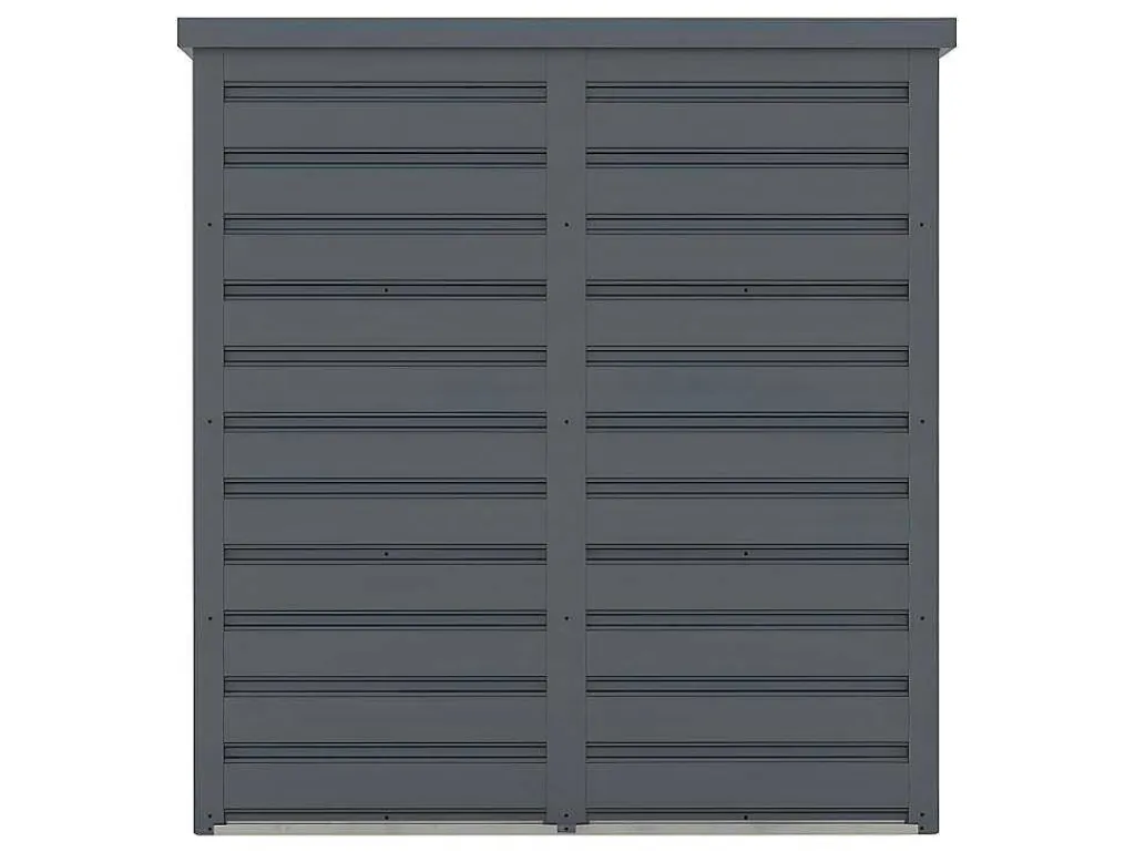 Tuinkast Van Gegalvaniseerd Staal Reivax - Grijs - 1,31 M3 - L125 X B80 X H131 Cm-Vente-unique Online