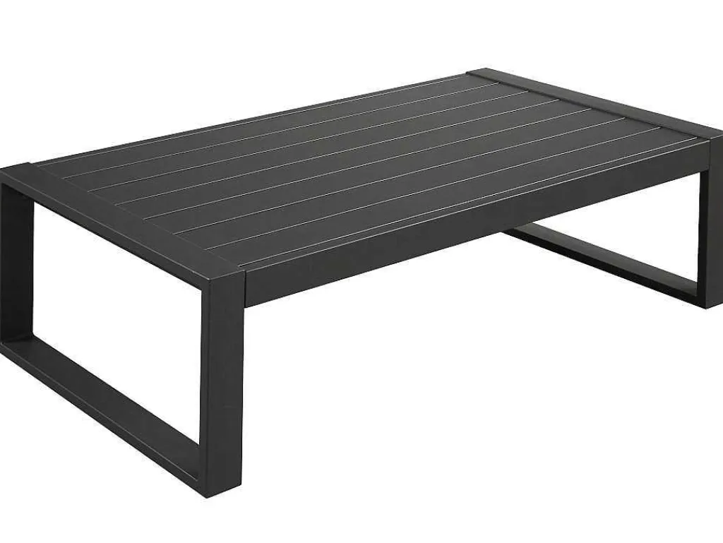 Tuinsalon Molokai In Aluminiun: Driezitsbank, 2 Fauteuils, Salontafel-MYLIA Outlet