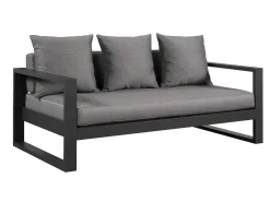 Tuinsalon Molokai In Aluminiun: Driezitsbank, 2 Fauteuils, Salontafel-MYLIA Outlet