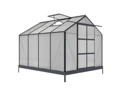 Tuinserre Van Polycarbonaat 7.5 M Greenea Ii - Antraciet-EXPERTLAND Discount