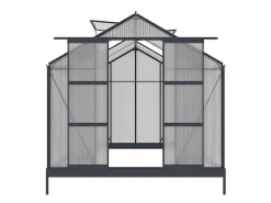 Tuinserre Van Polycarbonaat 7.5 M Greenea Ii - Antraciet-EXPERTLAND Discount