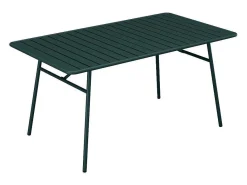 Tuintafel L160 Cm In Metaal - Dennengroen - Mirmande Van-MYLIA New