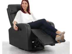 Tv-Fauteuil Mcw-A54 Premium, Kunstleer Zwart-Vente-unique Best