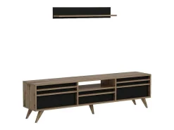 Tv-Meubel Hira - Zwart - 180X35X48 Cm --EPIKASA Hot