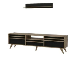 Tv-Meubel Hira - Zwart - 180X35X48 Cm --EPIKASA Hot
