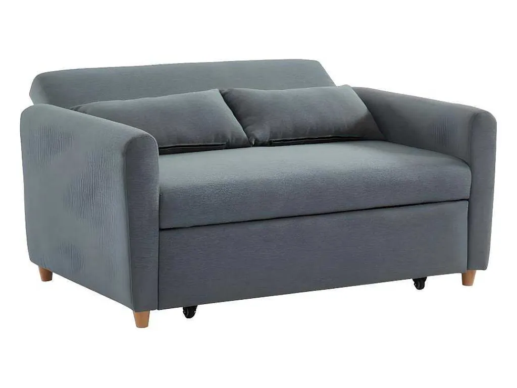 Tweezits Bedbank Van Stof Ayla - Grijs-Vente-unique Clearance
