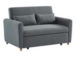 Tweezits Bedbank Van Stof Ayla - Grijs-Vente-unique Clearance